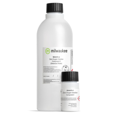 Solución Calibración Oxígeno Cero Ph7. Modelo Ma9070. Marca: MILWAUKEE                                             