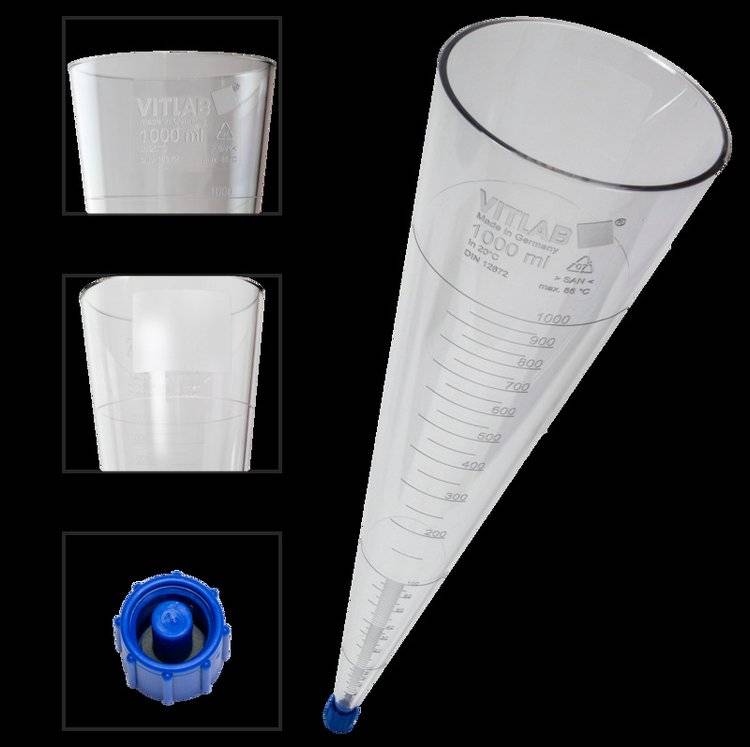 Cono de Sedimentación Imhoff. Marca: VITLAB  