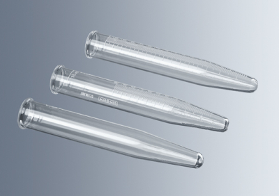Tubo de Centrífuga de Vidrio, Graduado de 15 ml. Modelo SUP3910022. Marca MARIENFELD                                    