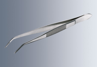 Pinza Curvada para Cubre Objetos segun Kuhne. Modelo SUP6633002.   Marca: MARIENFELD     