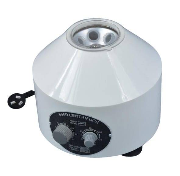 Centrífuga Analógica de 4000 RPM de 6 Tubos x 20 ml. Modelo 800D. Marca: BIOKAN