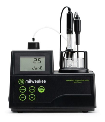 Mini Titulador de Acidez en Vino. Modelo MI456. Marca: MILWAUKEE