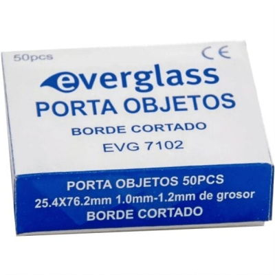 Portaobjeto Borde Cortado X 50 Unidades