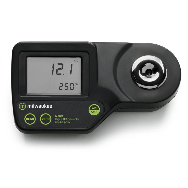 Refractómetro Digital 0-85% BRIX. Modelo MA871.  Marca: MILWAUKEE