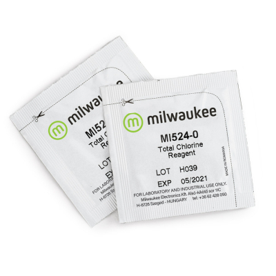 Reactivo en Polvo para Fotómetro de Cloro Total. MI524-100. Marca: MILWAUKEE