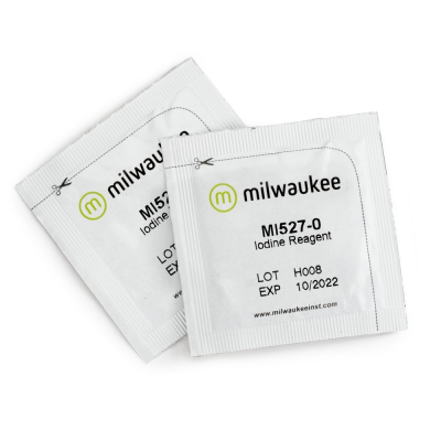 Reactivo de Polvo de Iodo X 25 Unid. MI527-25 para MW13. Marca: MILWAUKEE