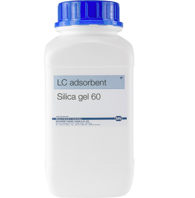 Adsorbentes de Silica gel 60, para Cromatografía de columna, Material de embalaje, a granel x 1 Kg.  Marca: MACHEREY NAGEL