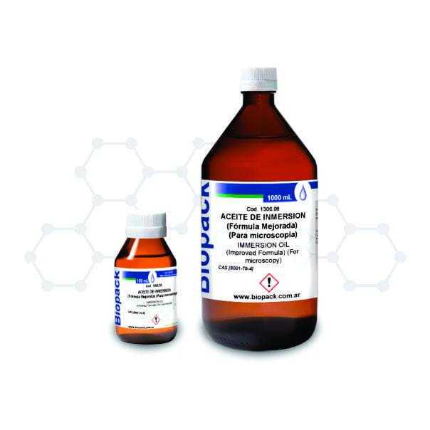 Aceite de Inmersión x 100 Ml. Marca: BIOPACK
