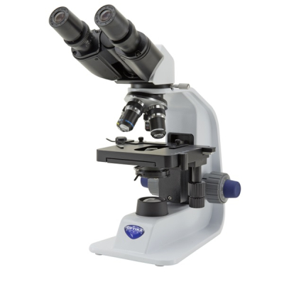 Microscopio Binocular Portátil a Baterías con Objetivos Acromáticos. Modelo B-159R-PL. Marca: OPTIKA