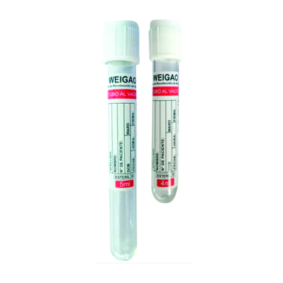Tubo seco al Vacio 13x100mm X 5ml Blanco WEIGAO