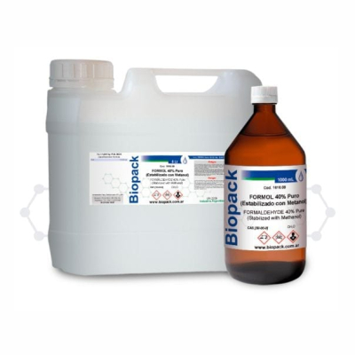 Formol 40% (estabilizado con metanol) Puro x 1lt.
