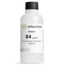 Solución de Conductividad 84uS/cm x 230 Ml. Modelo MA9063. Marca: MILWAUKEE
